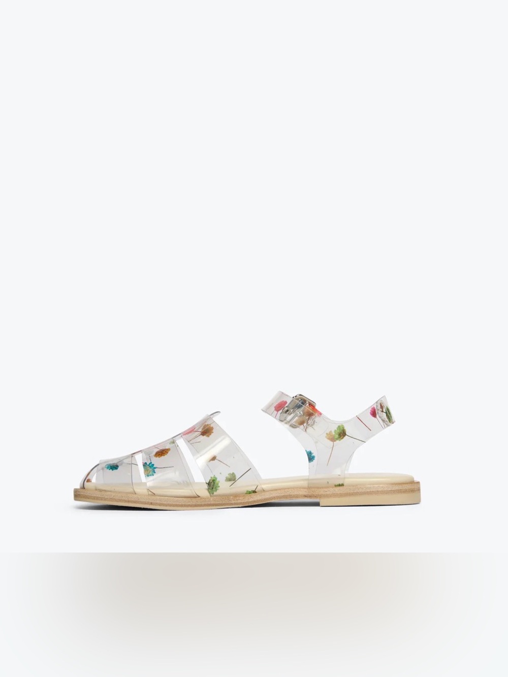 Freda Salvador Sera Fisherman Sandal Limited Edition Floral PVC Size 7.5 NEW - Picture 12 of 13